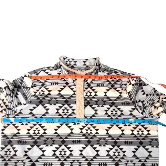 Duluth Trading Company XL Aztec Doubleback Printed Fleece Pullover Southwestern - Picture 3 of 10